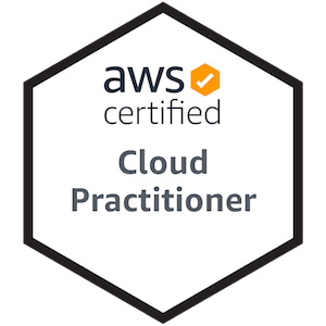 AWS Certified Cloud Practitioner Badge